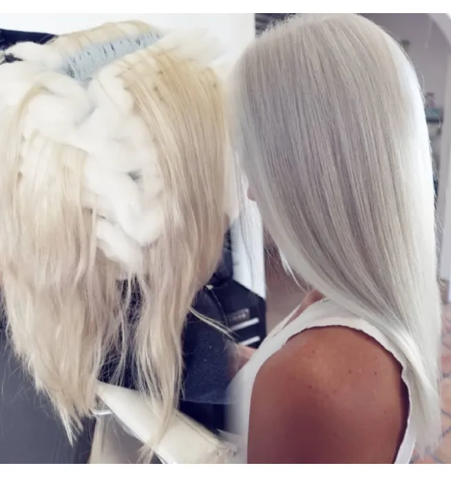 Ugly Duckling Hair Color - Pearl Blonde Toning by @ashleybx